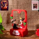Romantic Couple Figurine with LED Light Showpiece (1 Pc) - Front View by Nari Haat, Indian ethnic wear, women clothin...