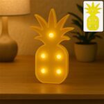 Pineapple Shaped LED Decorative Night Light (1 Pc) - Front View by Nari Haat, Indian ethnic wear, women clothing, des...