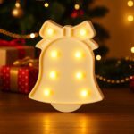 Bell Shaped LED Decorative Night Light (1 Pc) - Neckline Detail by Nari Haat, Indian ethnic wear, women clothing, des...