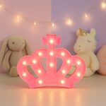 Crown Shape LED Decorative Night Light (1 Pc) - Fabric Detail by Nari Haat, Indian ethnic wear, women clothing, desig...