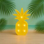 Pineapple Shaped LED Decorative Night Light (1 Pc) - Full Detail by Nari Haat, Indian ethnic wear, women clothing, de...