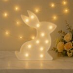 Rabbit Shaped LED Decorative Night Light (1 Pc) - Back View by Nari Haat, Indian ethnic wear, women clothing, designe...