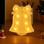 Bell Shaped LED Decorative Night Light (1 Pc) - Closeup Embroidery by Nari Haat, Indian ethnic wear, women clothing, ...