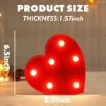 Heart Shape LED Decorative Night Light (1 Pc) - Back View by Nari Haat, Indian ethnic wear, women clothing, designer ...