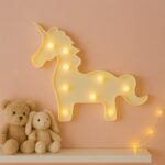 Unicorn Shaped LED Decorative Night Light (1 Pc) - Back View by Nari Haat, Indian ethnic wear, women clothing, design...