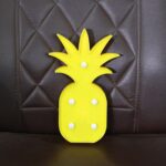 Pineapple Shaped LED Decorative Night Light (1 Pc) - Full Detail by Nari Haat, Indian ethnic wear, women clothing, de...
