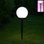 Solar-Powered LED Garden Globe Pathway Light (1 Pc) - Front View by Nari Haat, Indian ethnic wear, women clothing, de...