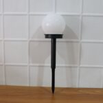 Solar-Powered LED Garden Globe Pathway Light (1 Pc) - Full Detail by Nari Haat, Indian ethnic wear, women clothing, d...