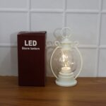 LED Decorative Storm Lantern Light (Battery Operated, Warm White Light) - Full Detail by Nari Haat, Indian ethnic wea...