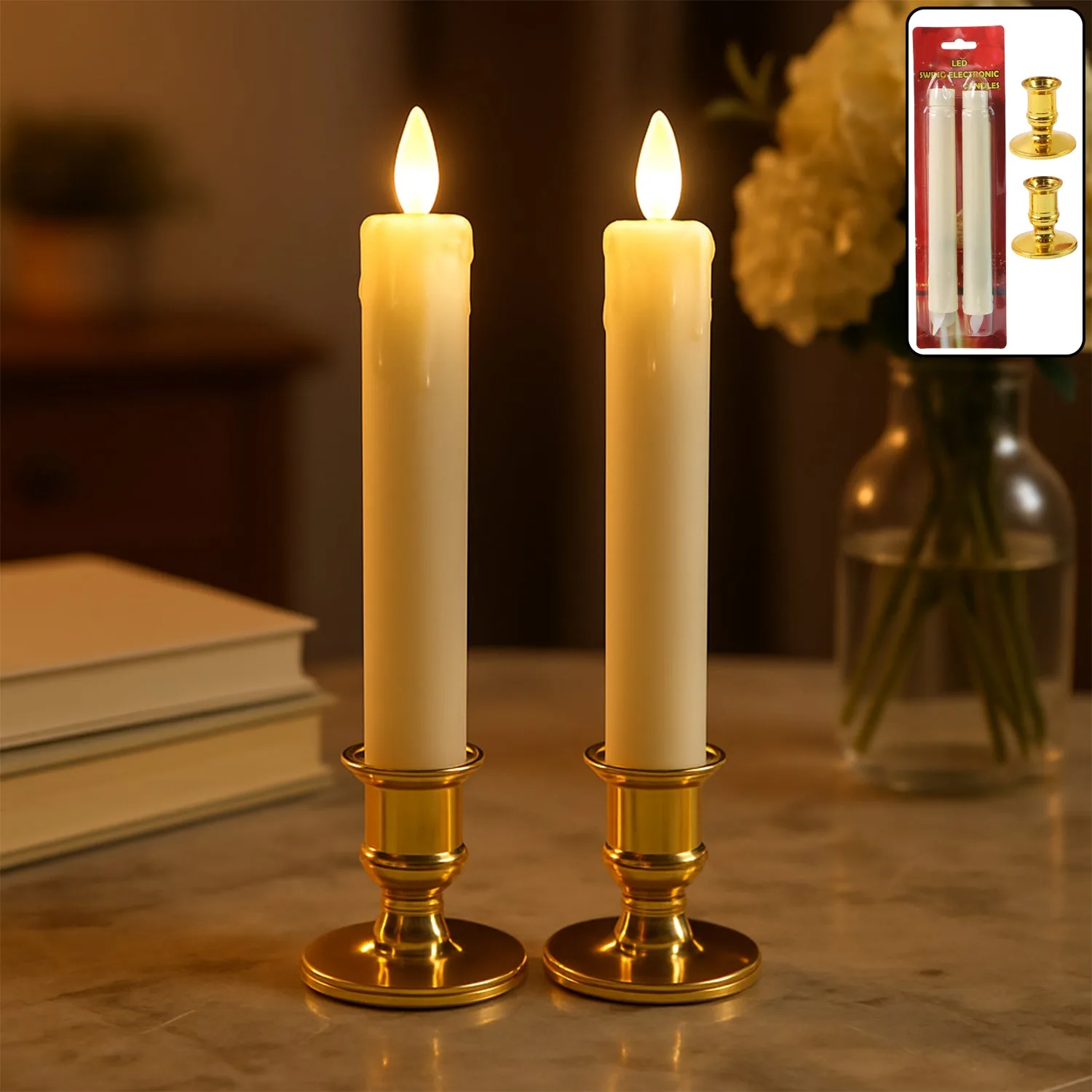 LED flameless candle lights