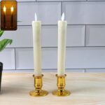 Set of 2 LED Flameless Taper Candles - Back View by Nari Haat, Indian ethnic wear, women clothing, designer suit
