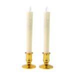 Set of 2 LED Flameless Taper Candles - Neckline Detail by Nari Haat, Indian ethnic wear, women clothing, designer suit