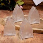 Transparent Decorative LED Candle Lights (24 Pc) - Fabric Detail by Nari Haat, Indian ethnic wear, women clothing, de...