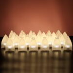 Transparent Decorative LED Candle Lights (24 Pc) - Back View by Nari Haat, Indian ethnic wear, women clothing, design...