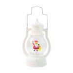 Mini LED Decorative Lantern with Santa Figurine & Handle (1 Pc) - Sleeve Design by Nari Haat, Indian ethnic wear, wom...