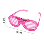 LED Light-Up Party Glasses for Night Events (1 Pc) - Neckline Detail by Nari Haat, Indian ethnic wear, women clothing...