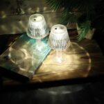 Decorative Crystal Style LED Table Lamps (12 Pc) - Neckline Detail by Nari Haat, Indian ethnic wear, women clothing, ...