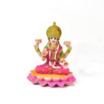 Beautiful Decorative Lakshmi Mata Idol Sitting on Lotus (1 Pc) - Sleeve Design by Nari Haat, Indian ethnic wear, wome...