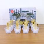 Decorative Cactus Shape LED Tealight Candles (12 Pc) - Fabric Detail by Nari Haat, Indian ethnic wear, women clothing...