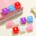 Set of 24 Multi-Color LED Tealight Candles - Neckline Detail by Nari Haat, Indian ethnic wear, women clothing, design...