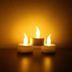 LED Flameless Tealight Candles Lights (6 Pc / Without Remote) - Neckline Detail by Nari Haat, Indian ethnic wear, wom...