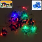 Decorative Fiber Flower LED String Lights (3 Meter) - Front View by Nari Haat, Indian ethnic wear, women clothing, de...