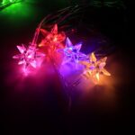 Multicolor LED Decorative String Light with Star-Shaped Covers (8 Meter) - Back View by Nari Haat, Indian ethnic wear...