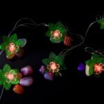 Leaf & Flower LED Decorative String Light (3 Meter) - Neckline Detail by Nari Haat, Indian ethnic wear, women clothin...