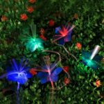 Decorative Fiber Flower LED String Lights (3 Meter) - Back View by Nari Haat, Indian ethnic wear, women clothing, des...