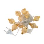 Decorative Metal Ball LED String Light (3 Meter ) - Sleeve Design by Nari Haat, Indian ethnic wear, women clothing, d...