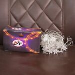 Multicolor LED Decorative String Light with Star-Shaped Covers (8 Meter) - Fabric Detail by Nari Haat, Indian ethnic ...