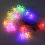 Crystal Flower LED Decorative String Light (8 Meter) - Closeup Embroidery by Nari Haat, Indian ethnic wear, women clo...