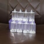 Premium Crystal Effect LED Flameless Candle Lights (8 Pc) - Full Detail by Nari Haat, Indian ethnic wear, women cloth...