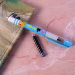 Cute Cartoon Liquid Ink Pen Set - Back View by Nari Haat, Indian ethnic wear, women clothing, designer suit