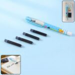 Cute Cartoon Liquid Ink Pen Set - Front View by Nari Haat, Indian ethnic wear, women clothing, designer suit