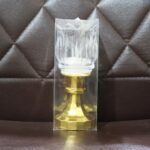 Premium Lotus Shaped LED Decorative Lamp with Stand - Fabric Detail by Nari Haat, Indian ethnic wear, women clothing,...