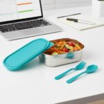 Premium Stainless Steel Lunch Box Set - Back View by Nari Haat, Indian ethnic wear, women clothing, designer suit