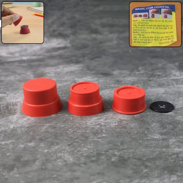 Magic Coin Pedestal Toy – Fun Illusion Trick for Kids (1 Set) - Front View by Nari Haat, Indian ethnic wear, women ...