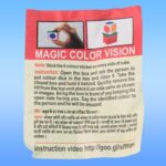 Magic Colour Vision Dice Trick Toy (1 Set) - Closeup Embroidery by Nari Haat, Indian ethnic wear, women clothing, des...