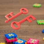 Magic Key Puzzle Set – Fun Brain Teaser Toy - Neckline Detail by Nari Haat, Indian ethnic wear, women clothing, des...