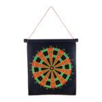 Magnetic Roll-Up Dartboard Game - (12-inch / Set) - Sleeve Design by Nari Haat, Indian ethnic wear, women clothing, d...