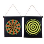 Magnetic Roll-Up Dartboard Game - (12-inch / Set) - Full Detail by Nari Haat, Indian ethnic wear, women clothing, des...