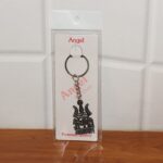 Mahakal Trishul Damru Design Keychain (1 Pc) - Fabric Detail by Nari Haat, Indian ethnic wear, women clothing, design...