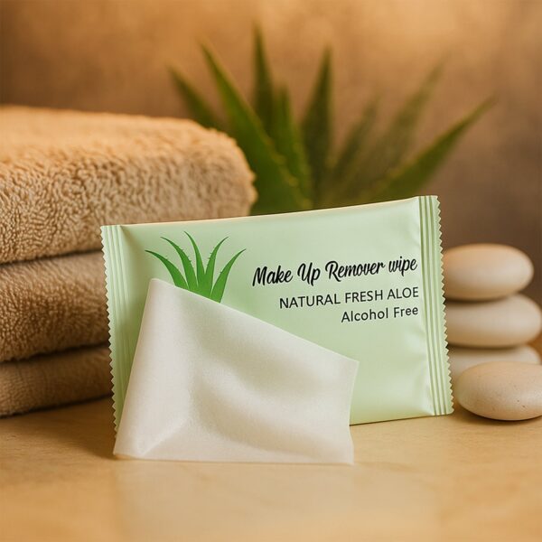 Premium Natural Aloe Makeup Remover Wipes (Pack of 10 Pc) - Front View by Nari Haat, Indian ethnic wear, women clothi...
