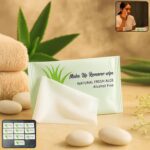 Premium Natural Aloe Makeup Remover Wipes (Pack of 10 Pc) - Neckline Detail by Nari Haat, Indian ethnic wear, women c...