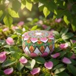 Premium Decorative Mandala Printed Metal Candle Container (1 Pc) - Full Detail by Nari Haat, Indian ethnic wear, wome...