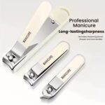 8 in 1 Premium Manicure & Pedicure Grooming Kit - (Set) - Back View by Nari Haat, Indian ethnic wear, women clothing,...