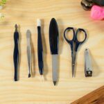 6 in1 Manicure & Pedicure Grooming Kit - Neckline Detail by Nari Haat, Indian ethnic wear, women clothing, designer suit