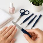 6 in1 Manicure & Pedicure Grooming Kit - Fabric Detail by Nari Haat, Indian ethnic wear, women clothing, designer suit