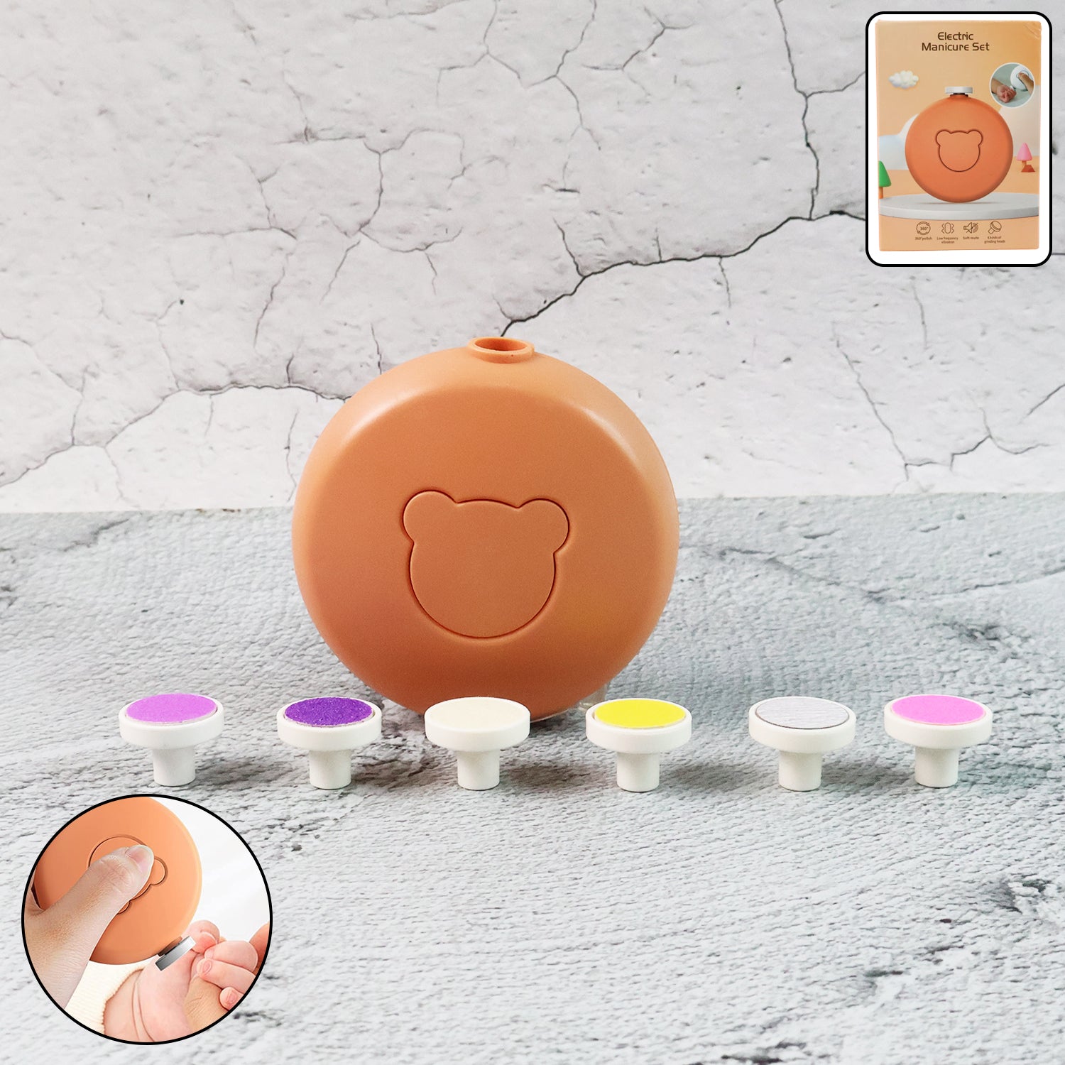 ManicureSet-WOSKU-01.jpg Baby Nail Trimmer and Manicure Care - (Set) - Front View by Nari Haat, Indian ethnic wear, women clothing, designer suit